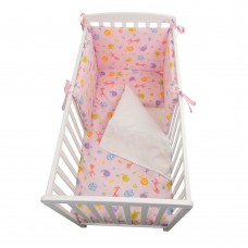 CORREDO CULLA NEONATO  4 Pezzi ROSA