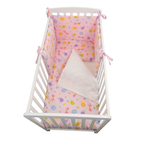 CORREDO CULLA NEONATO  4 Pezzi ROSA