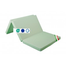 MATERASSINO BABY PIEGHEVOLE POIS VERDE