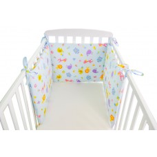 PROTEZIONE LETTINO CULLA NEONATO FANTASIA AZZURRO