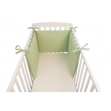 PROTEZIONE LETTINO CULLA NEONATO FANTASIA Pois VERDE