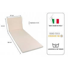 Modello lettino MARE Saponetta ECRU'